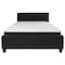 Flash Furniture Platform Bed Set, Tribeca, Queen, Black HG-BM-23-GG - alternate 4